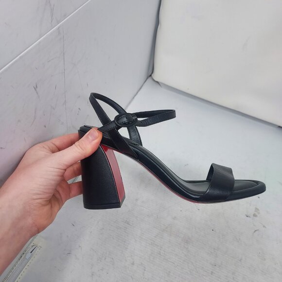 Christian Louboutin Black Miss Jane Sandal - Picture 3 of 11